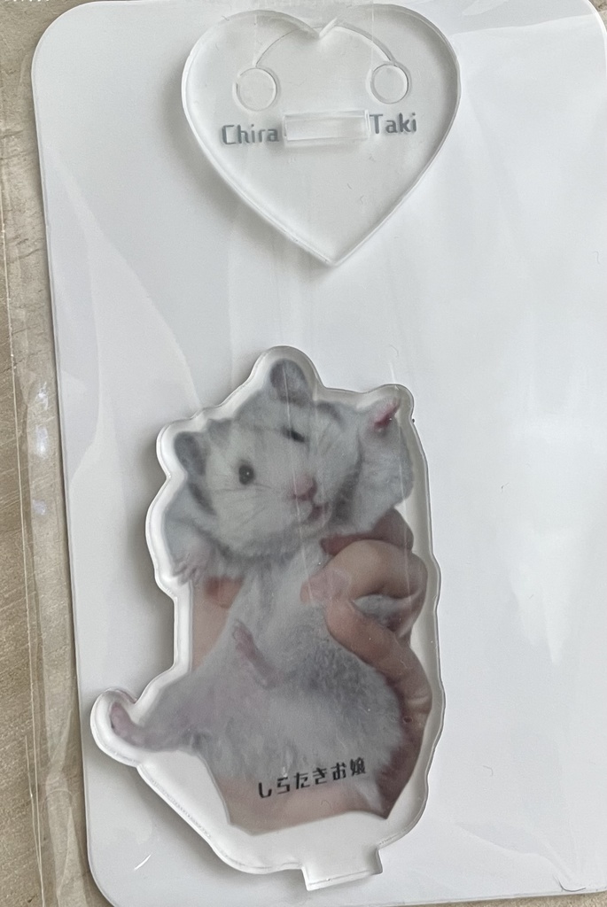 手持ちのしらたきお嬢のアクスタ