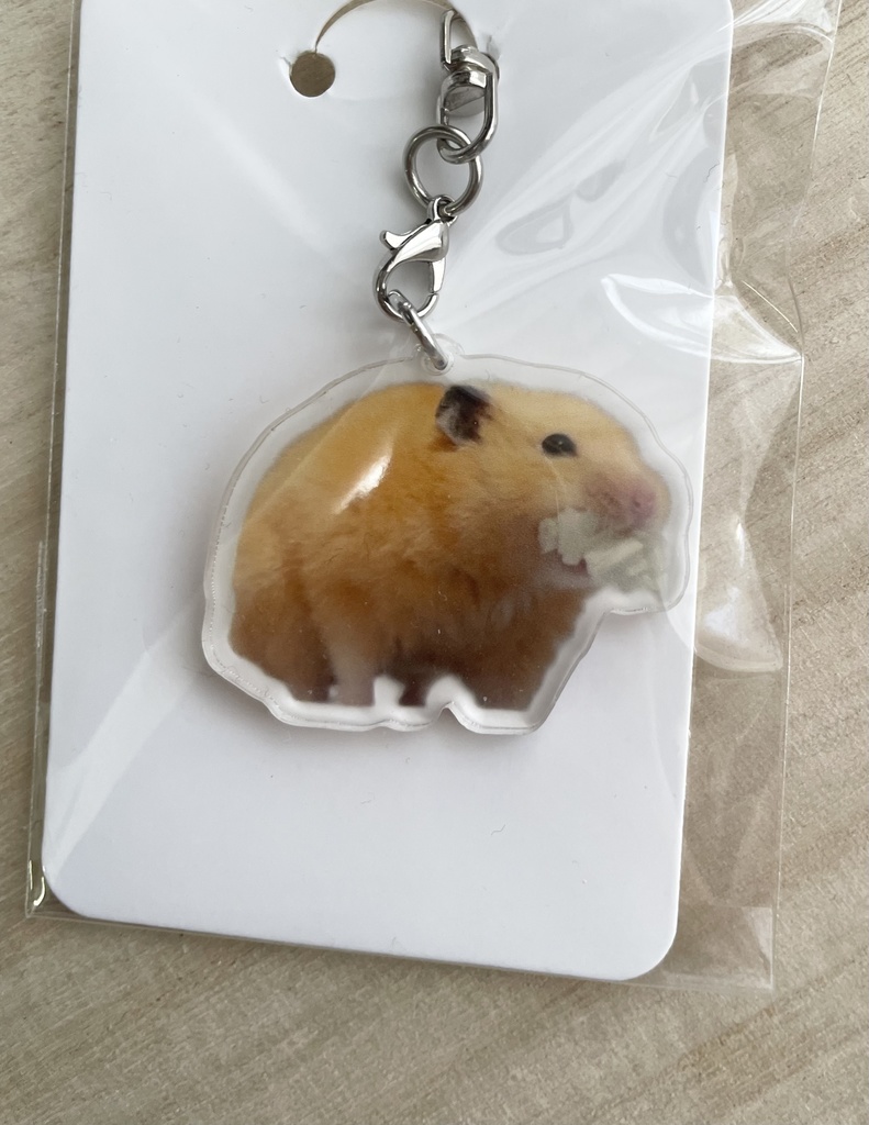 床材寝床にもっていくぞキーホルダー