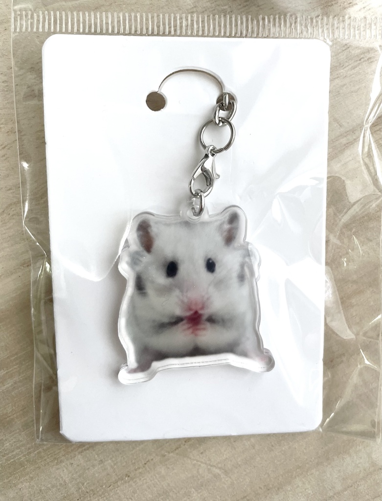 しらたきお嬢のキーホルダー