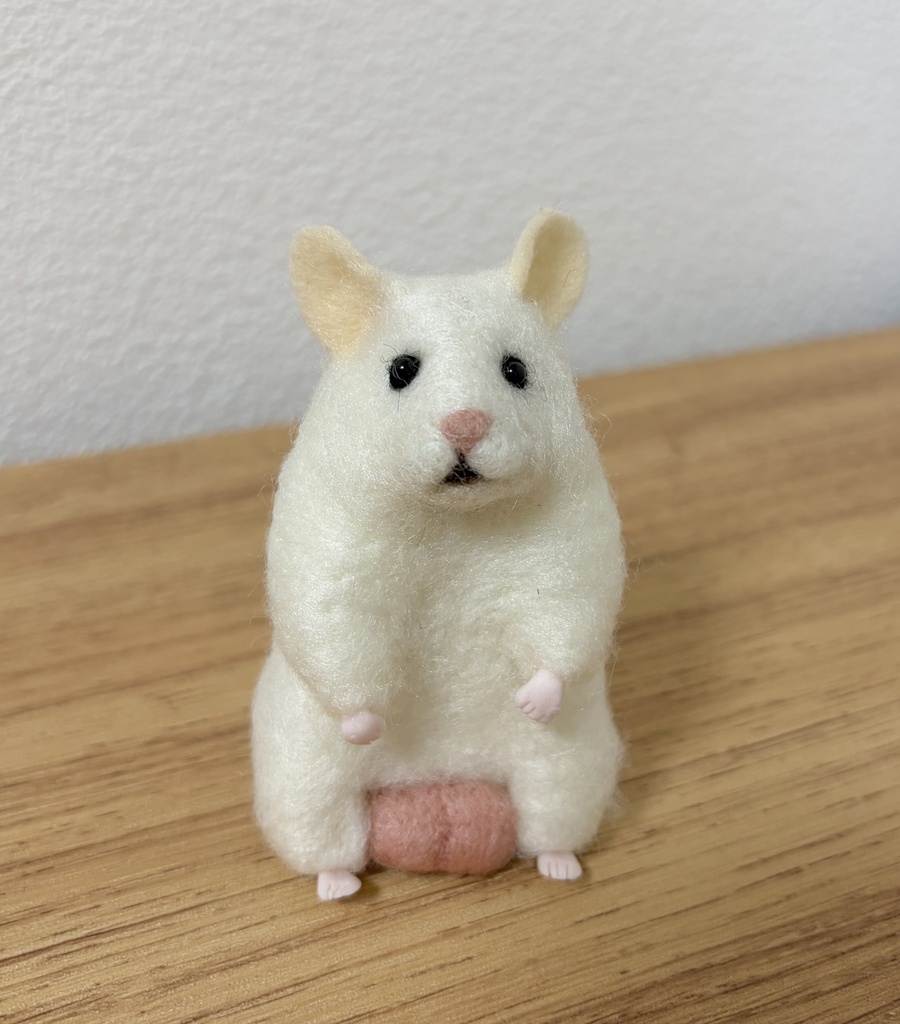 シロクマハムスター(男の子)ポーチ付き