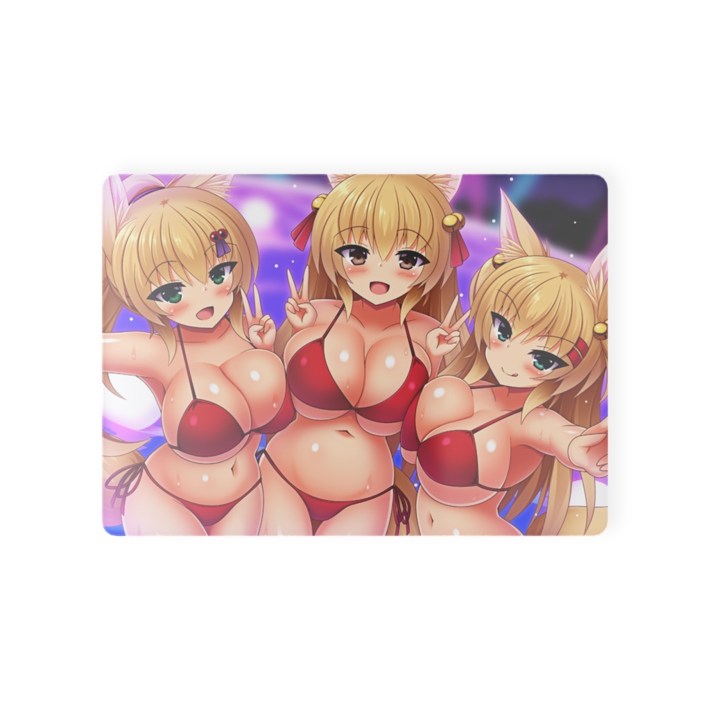 「うちのこともふもふナイトプール」イラストカード