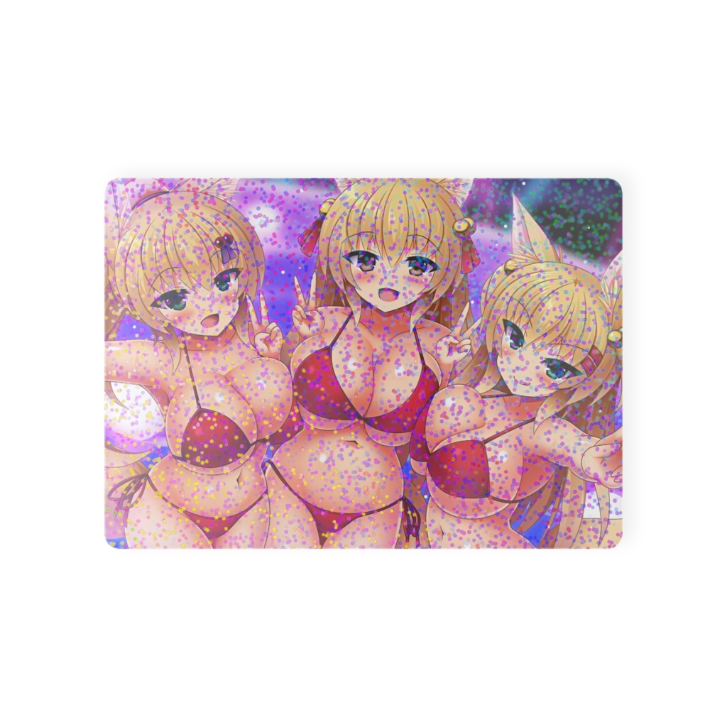 「うちのこともふもふナイトプール」イラストカード