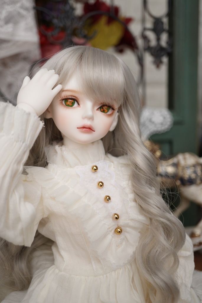 【ドールアイ/16mm】金木犀/若草色