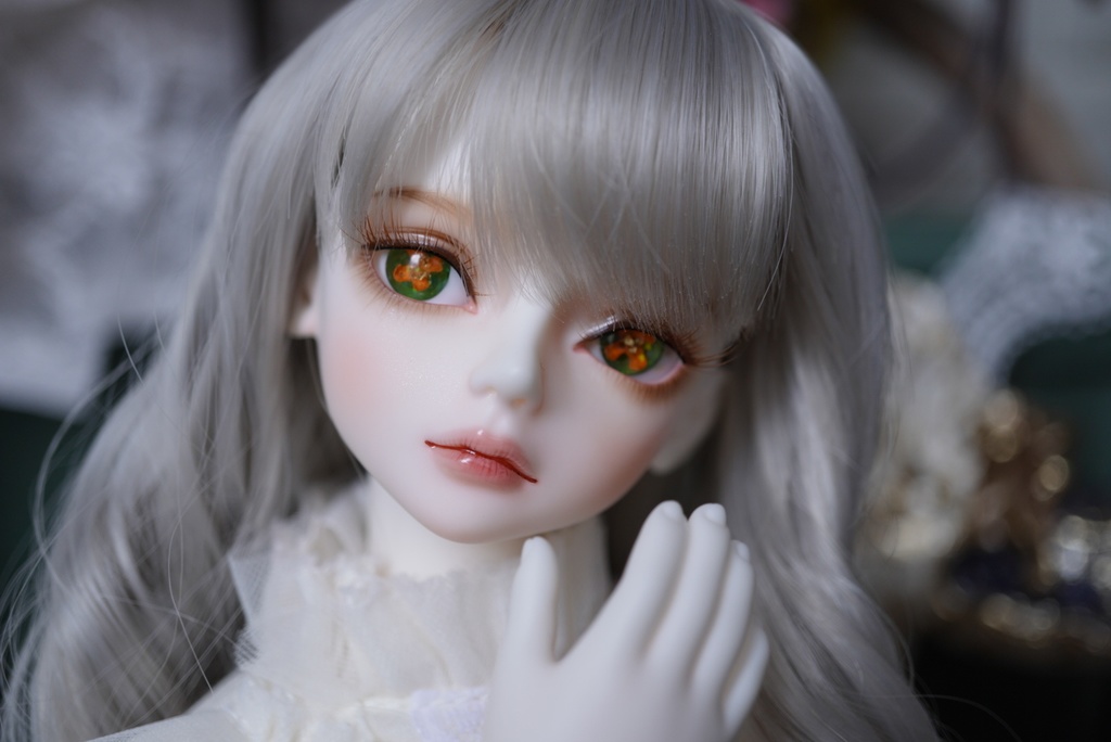 【ドールアイ/16mm】金木犀/若草色