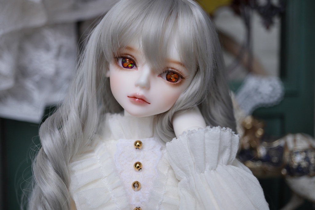 【ドールアイ/14mm】金木犀(葡萄色)