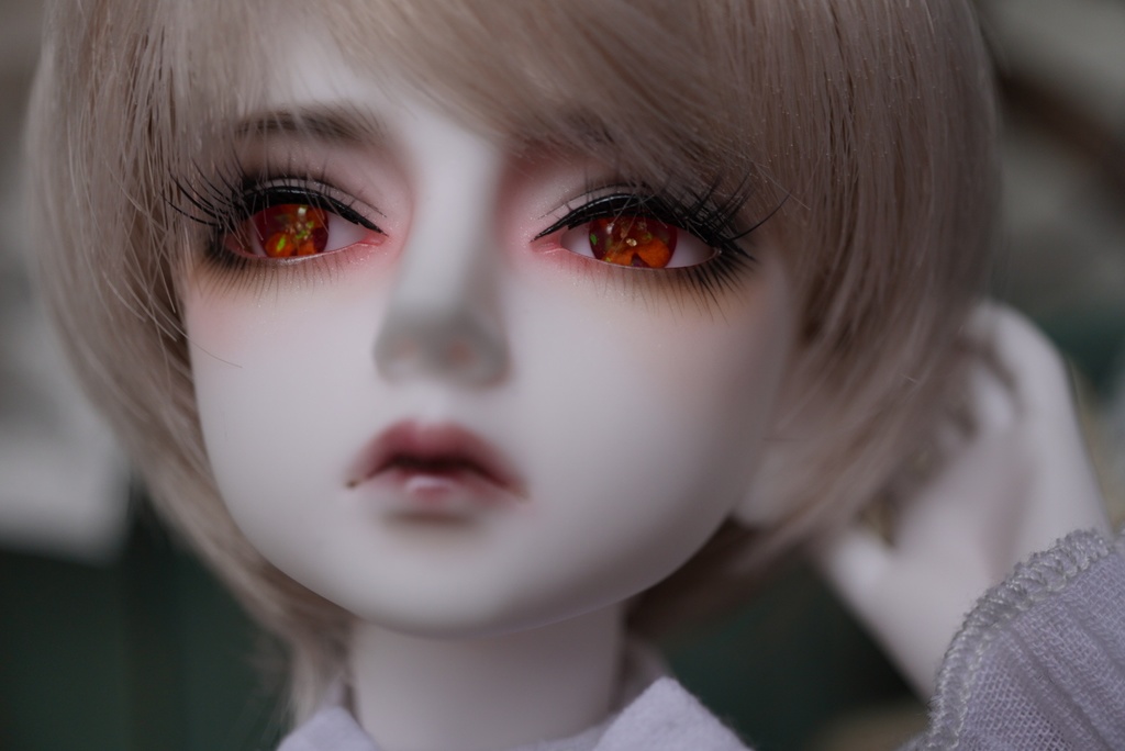 【ドールアイ/12mm】金木犀(薔薇色)