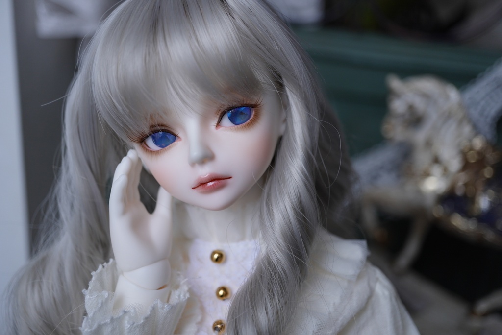 【ドールアイ/14mm】微睡む宝石/アクアマリン