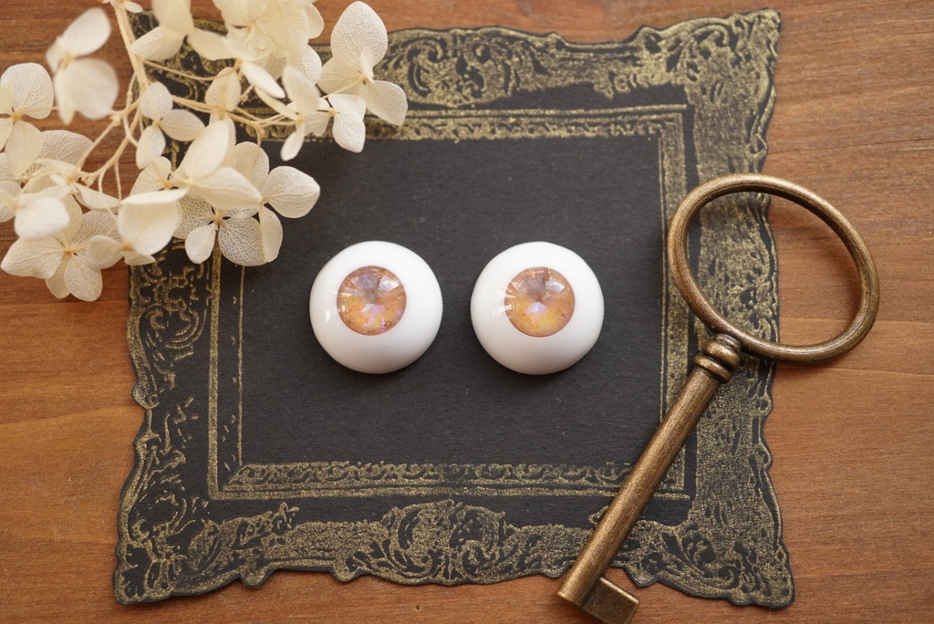 【ドールアイ/18mm】微睡む宝石/シトリン