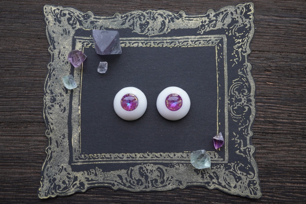 【ドールアイ/14mm】微睡む宝石/アメジスト