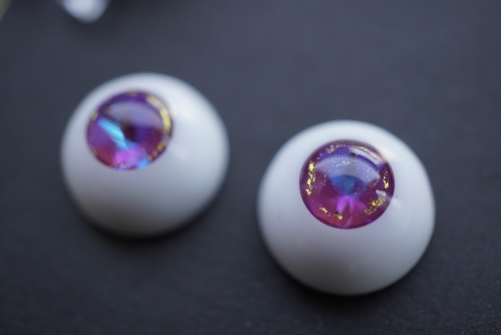 【ドールアイ/14mm】微睡む宝石/アメジスト