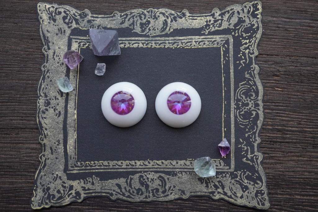 【ドールアイ/18mm】微睡む宝石/アメジスト