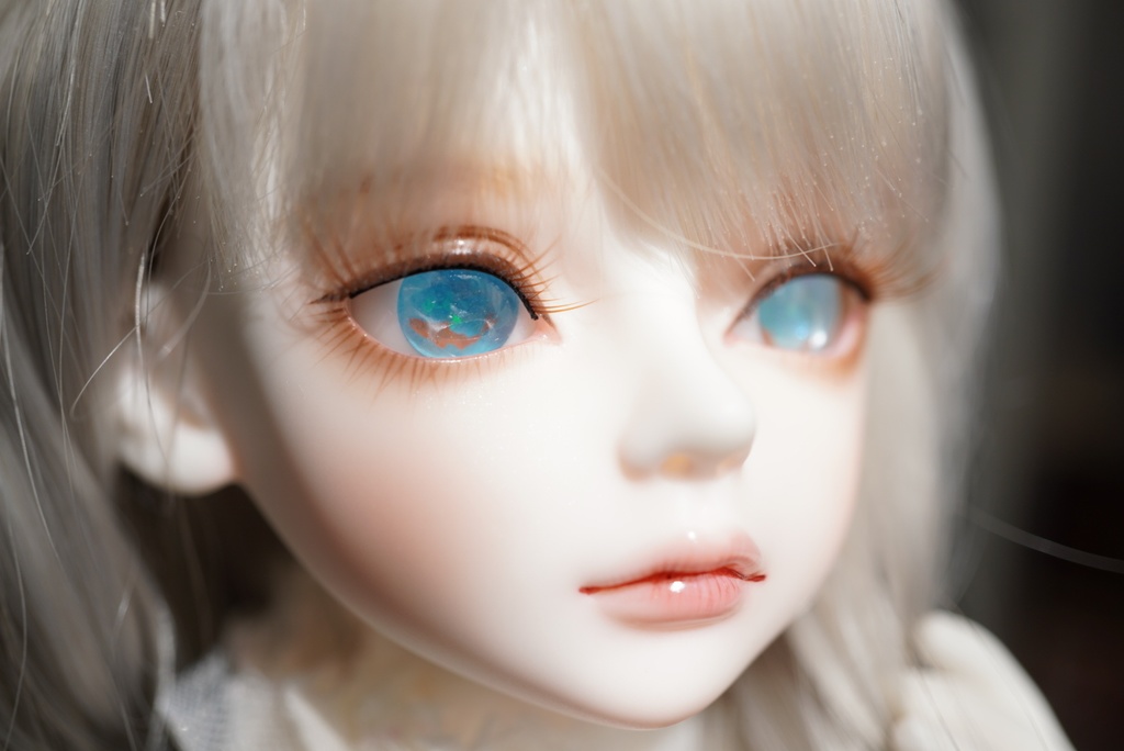 【ドールアイ/14mm】水面と金魚(青偏光なし)