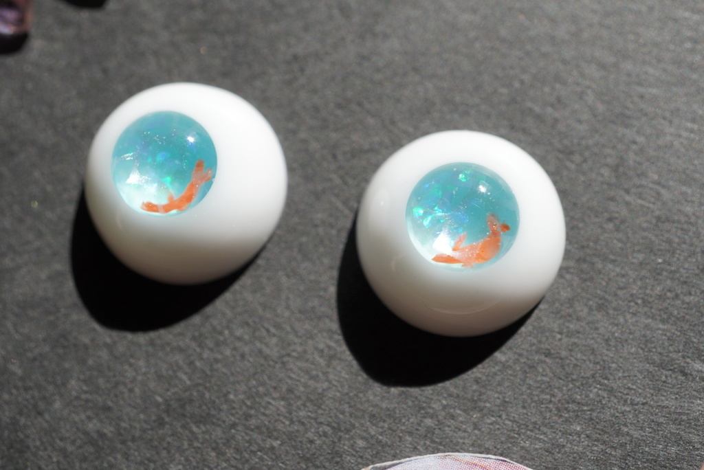 【ドールアイ/14mm】水面と金魚