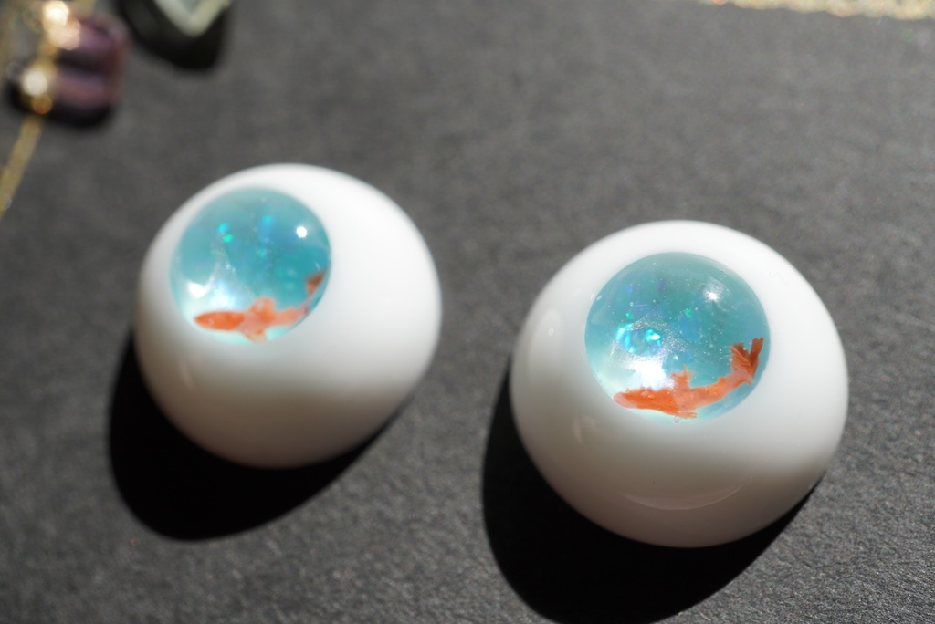 【ドールアイ/16mm】水面と金魚