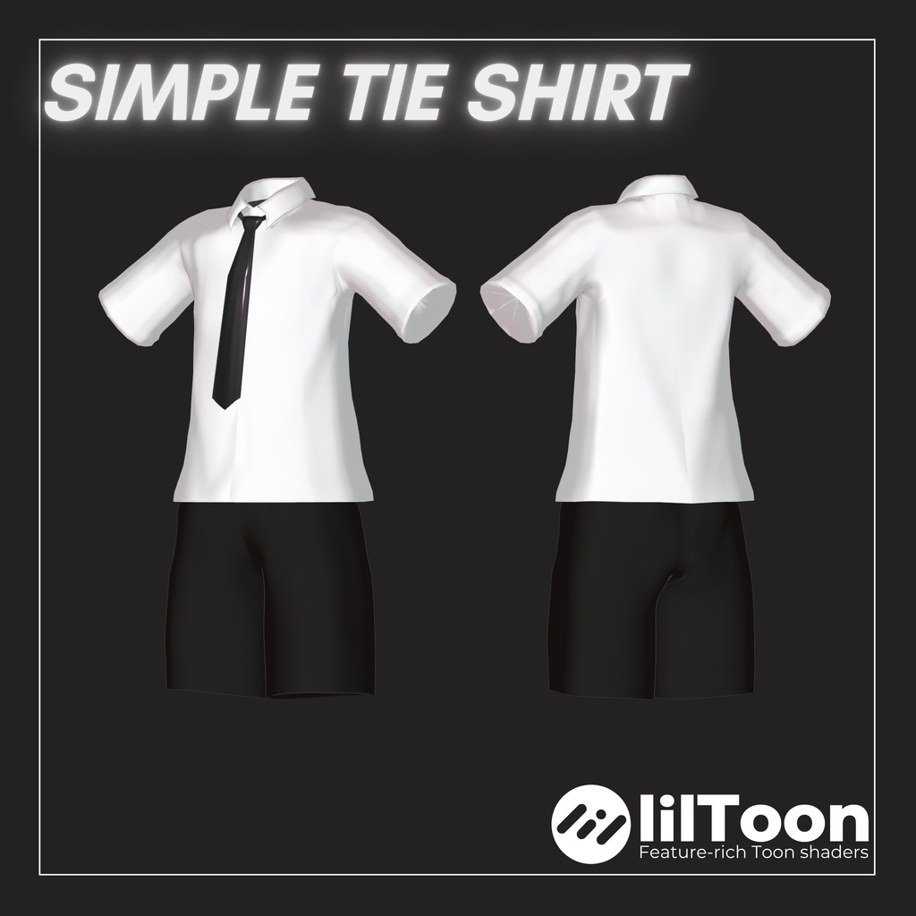 【FREE】SIMPLE TIE SHIRT 【くうた対応】