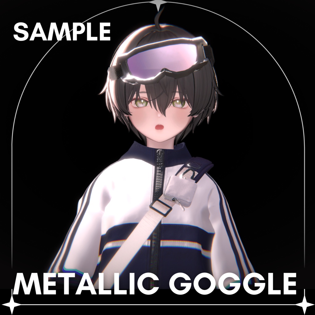 【MA対応】METALLIC GOGGLE