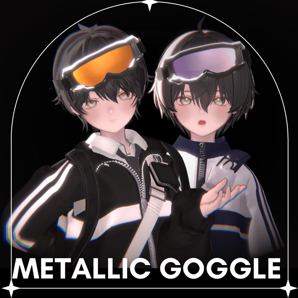 【MA対応】METALLIC GOGGLE