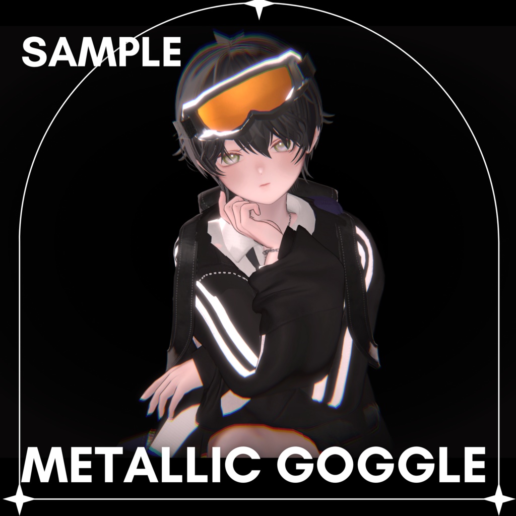【MA対応】METALLIC GOGGLE