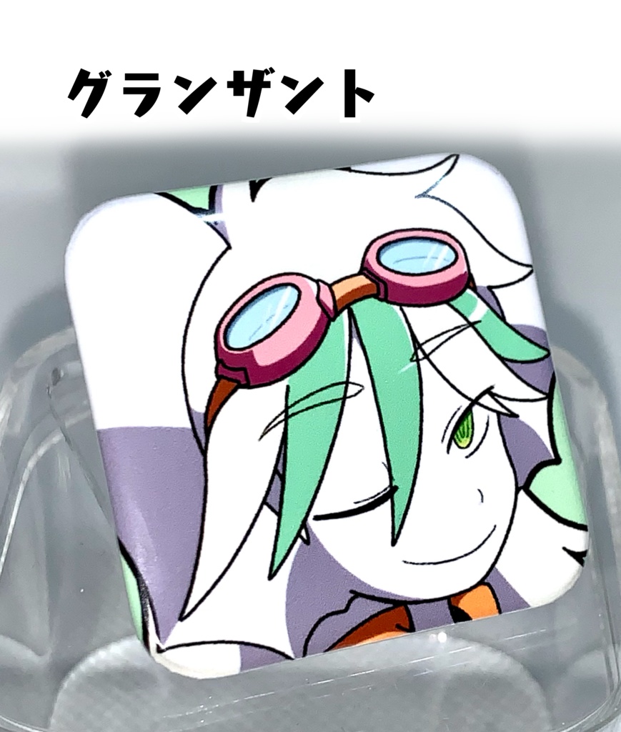 コウモリオトコ スクエア缶バッジ