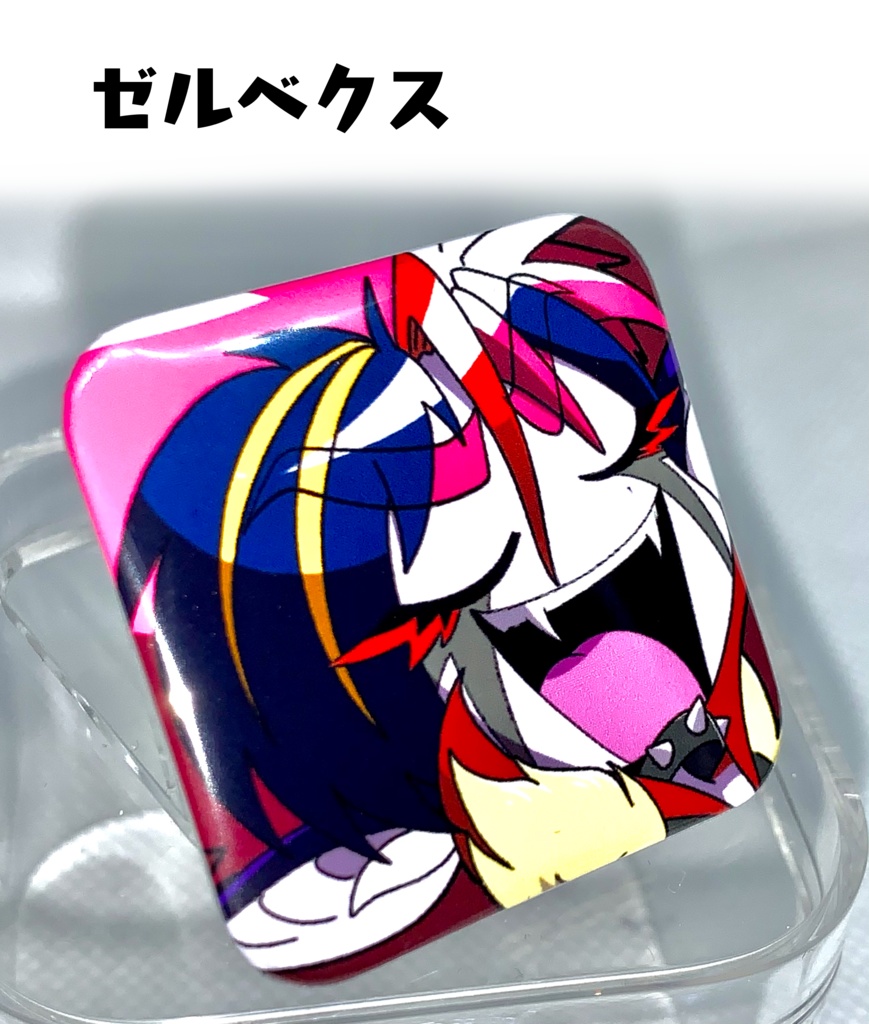 コウモリオトコ スクエア缶バッジ