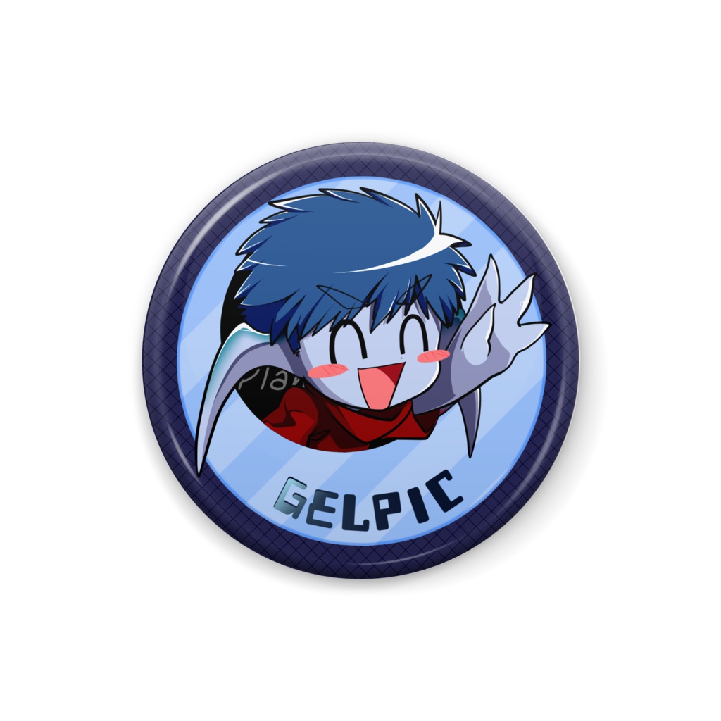 ですまなう　ピクくん缶バッジ