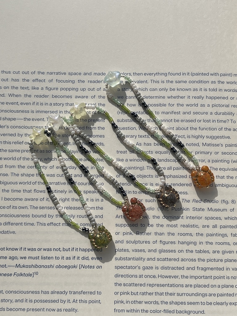 【Aroフラッグ】星を望む蟹のブレスレット 小 Aromantic flag color (small)