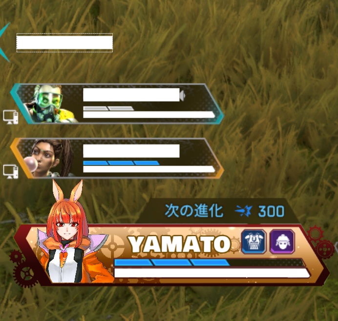 【フリー有】洋風/歯車・動くApex配信用オーバーレイ【4色セット】