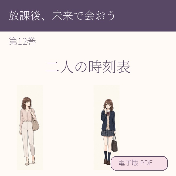 【電子漫画】放課後、未来で会おう 第12巻『二人の時刻表』