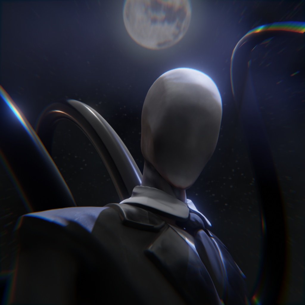 The Slenderman - Halloween 3D Model