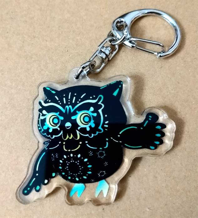 「Owl and color」梟、出会った色