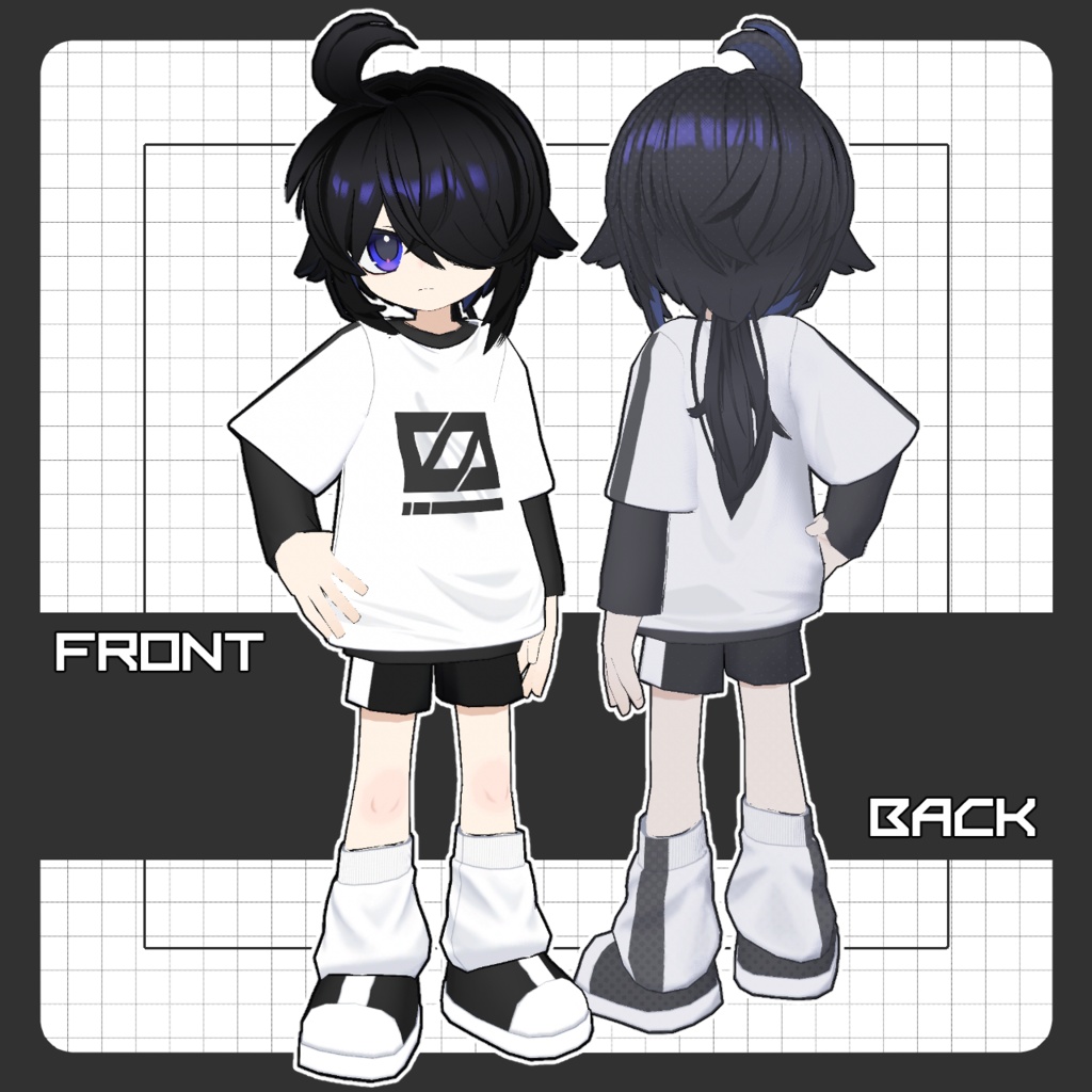 MON0 - モノ /オリジナル3Dモデル - 0CHA1 Lab. - 2/9