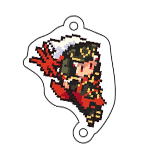 ビシャモン（虹の降る海）アクリルチャーム