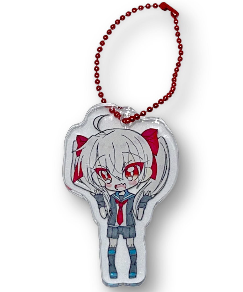 女の子アクリルキーホルダー40ｍｍ