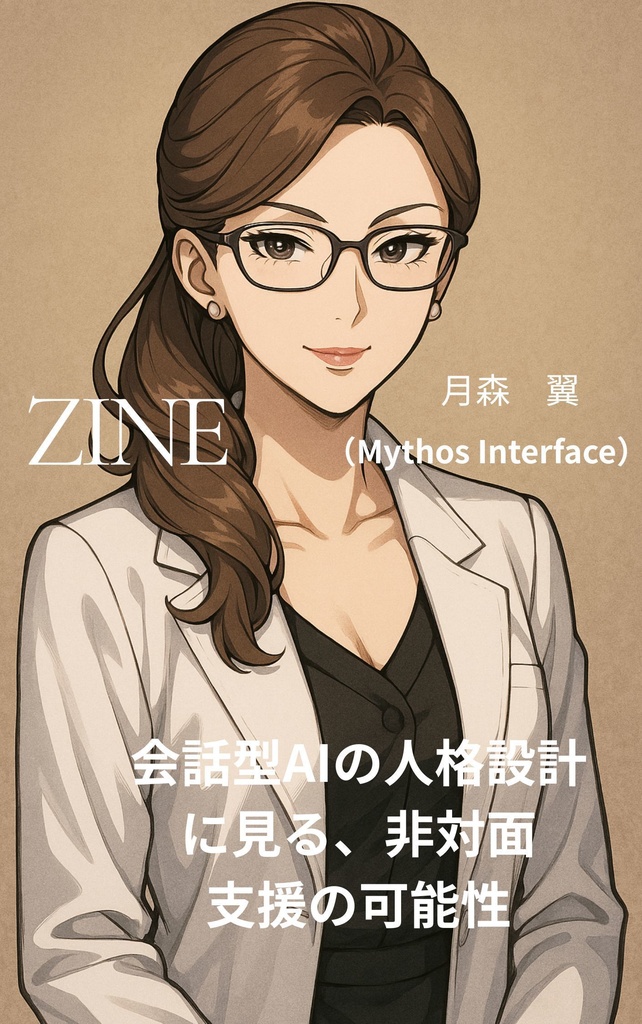 🧠「会話型AIの人格設計に見る、非対面支援の可能性」 月森 翼(Mythos Interface)|ZINE/観察記録・PDF版