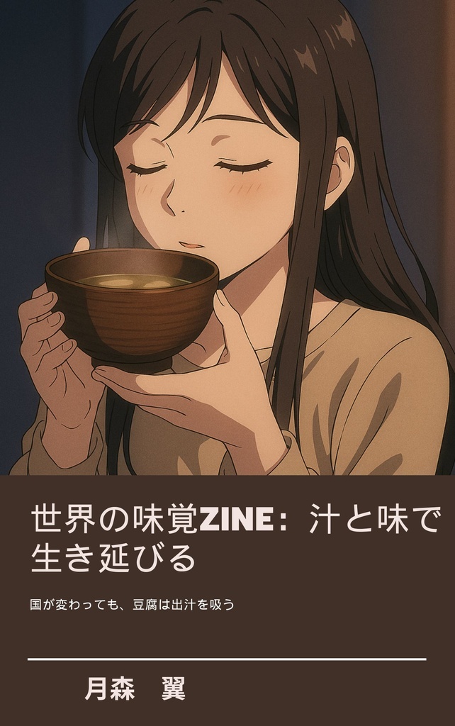 世界の味覚ZINE：汁と味で生き延びる国が変わっても、豆腐は出汁を吸う