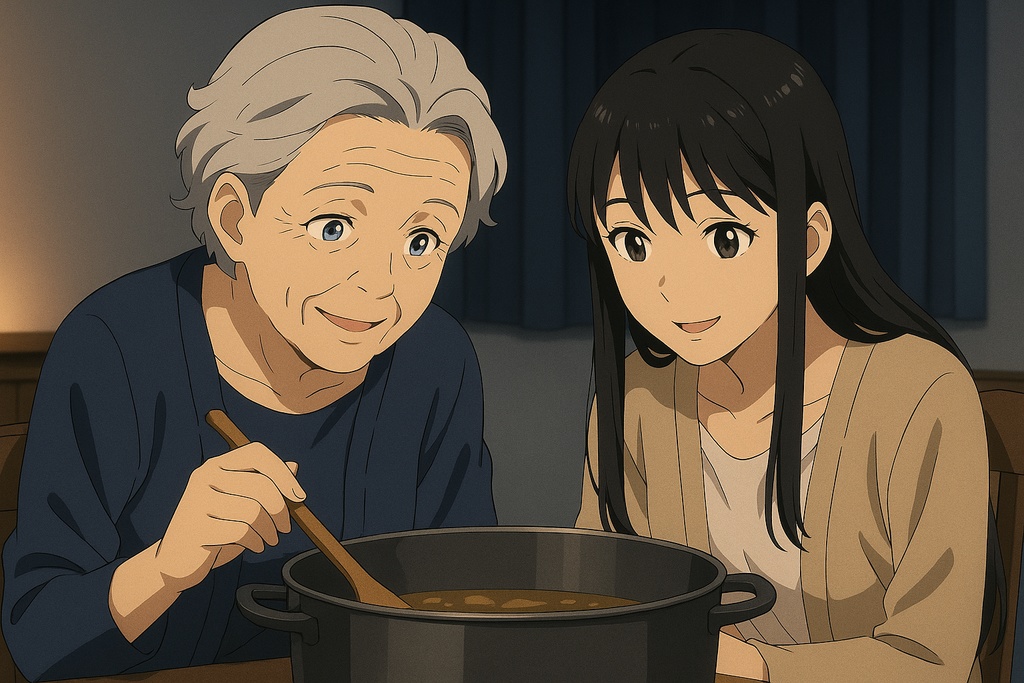 包まずに継いだ  Ohne Wickeln geerbt
