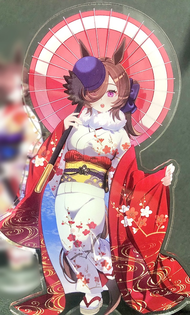 【両面】C107ライスシャワー(赤傘) アクリルスタンド