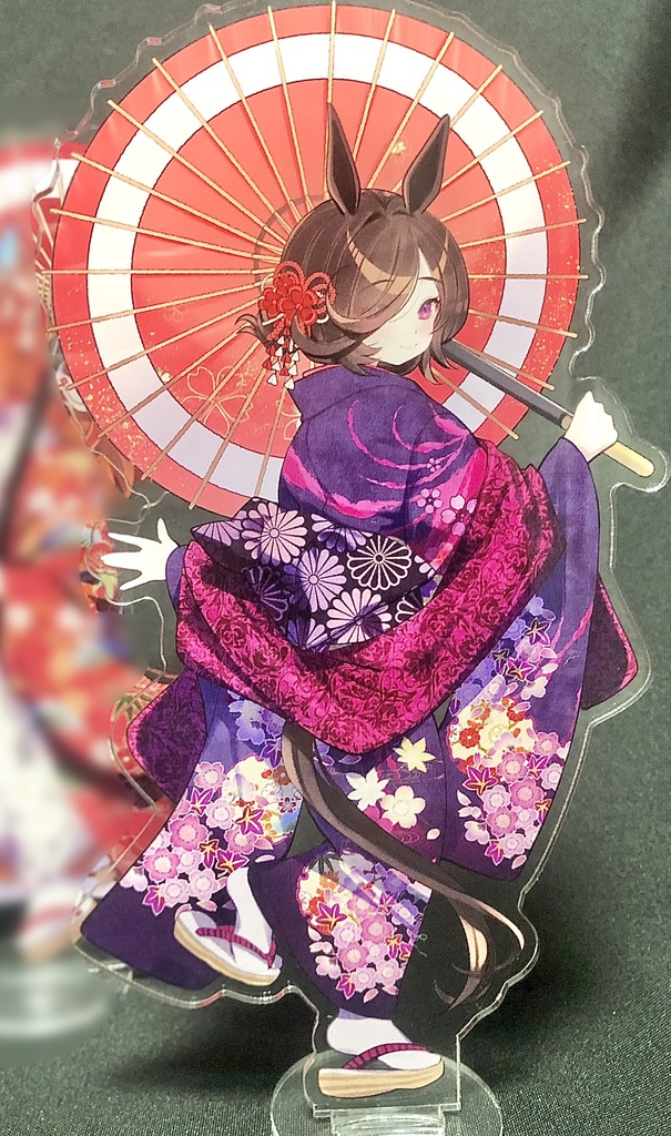 【両面】C107ライスシャワー(紫) アクリルスタンド