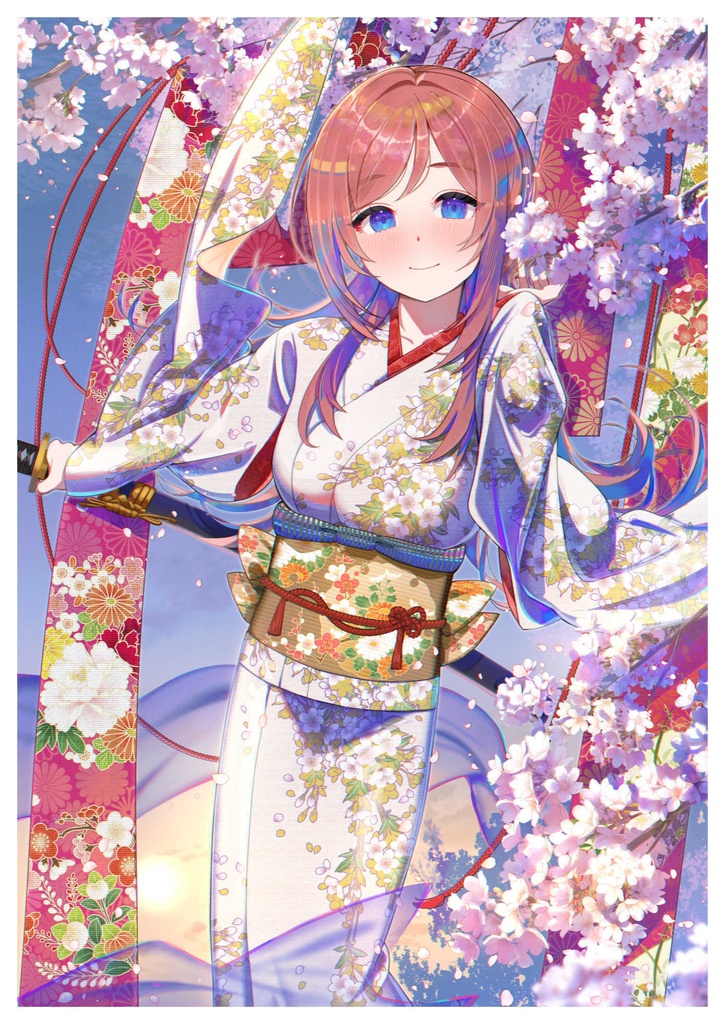 姫埼莉波　掛け軸
