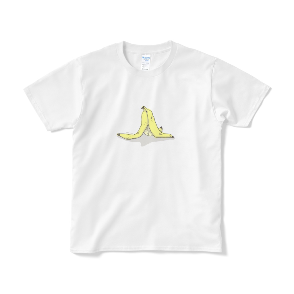 バナナTシャツ・白