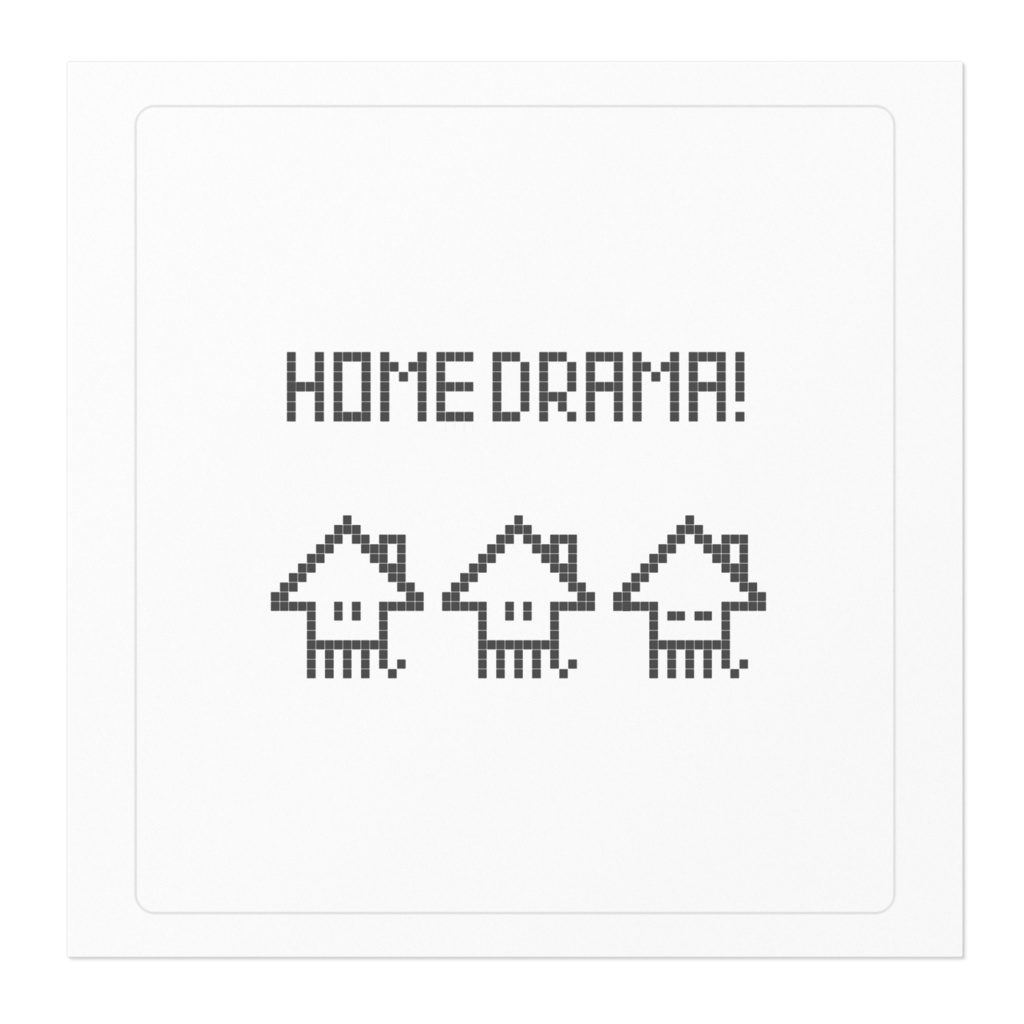 きかくんドット絵 ステッカー