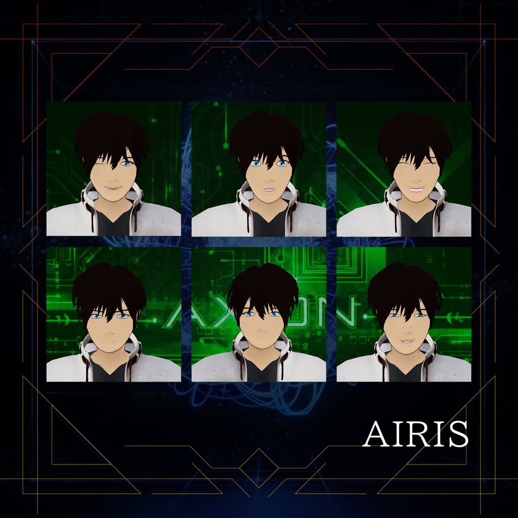 【オリジナル3Dモデル】アイリス-airis-