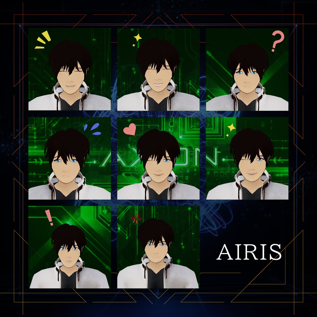 【オリジナル3Dモデル】アイリス-airis-