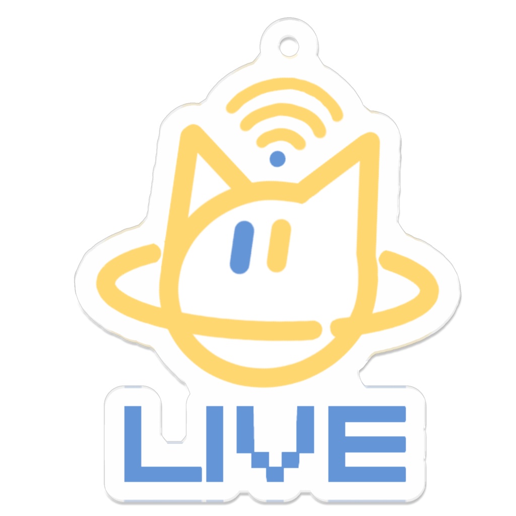 LIVE猫惑星アクリルキーホルダー