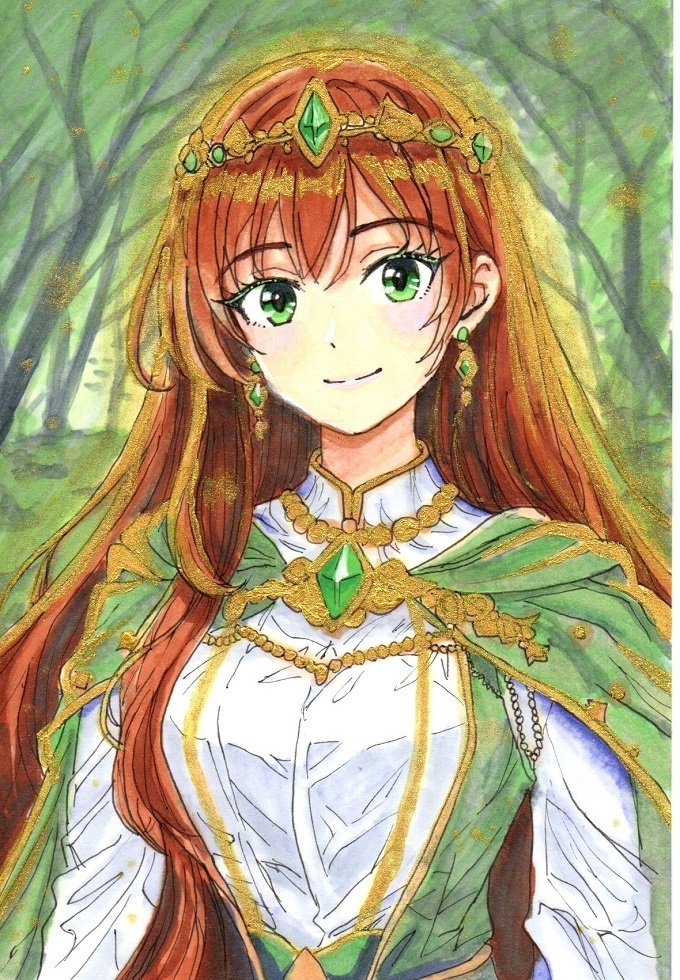 超美品!プロ画家の小説『森聖女エレナ〜追放先の隣国を発展させたら元婚約者が泣きついてきたので処刑します』著:けんゆう 小説 書籍 本