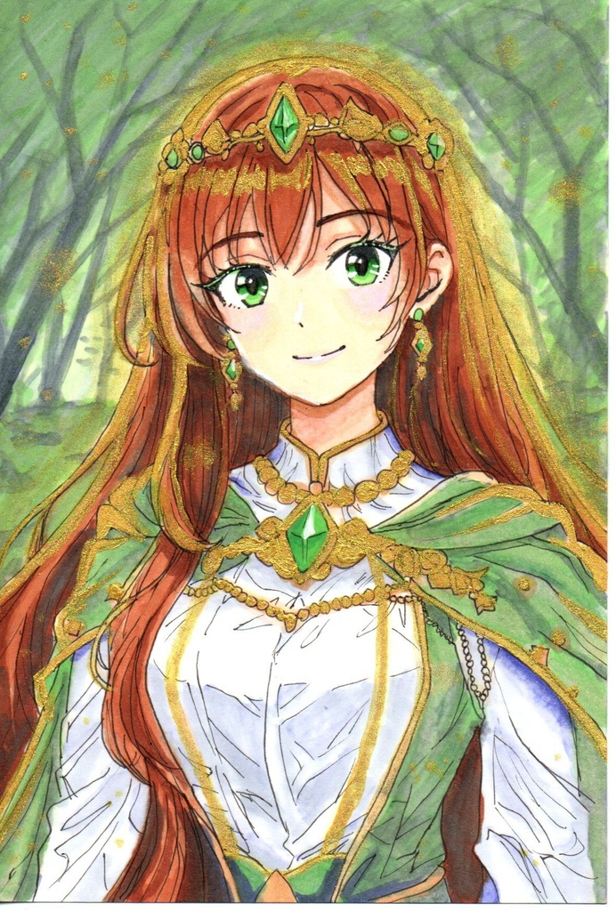 超美品!プロ画家の小説『森聖女エレナ〜追放先の隣国を発展させたら元婚約者が泣きついてきたので処刑します』著:けんゆう 小説 書籍 本