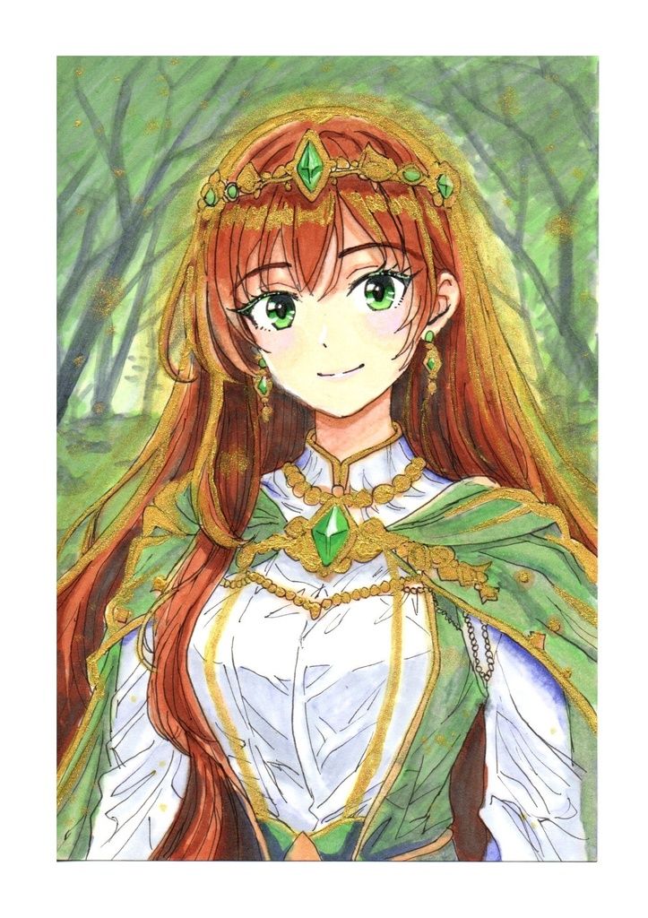 超美品!プロ画家の小説『森聖女エレナ〜追放先の隣国を発展させたら元婚約者が泣きついてきたので処刑します』著:けんゆう 小説 書籍 本
