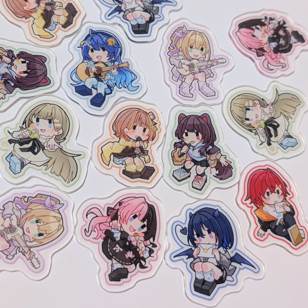 【非公式】アクリルシール ぶいすぽっ! にじさんじ