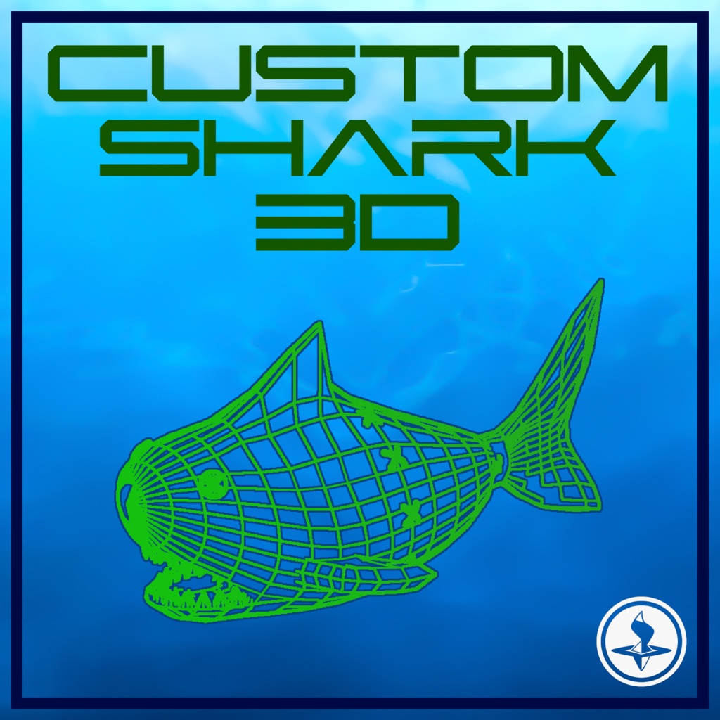 【VRChat小物】Custom Shark 3D Vol.1 (全4種)