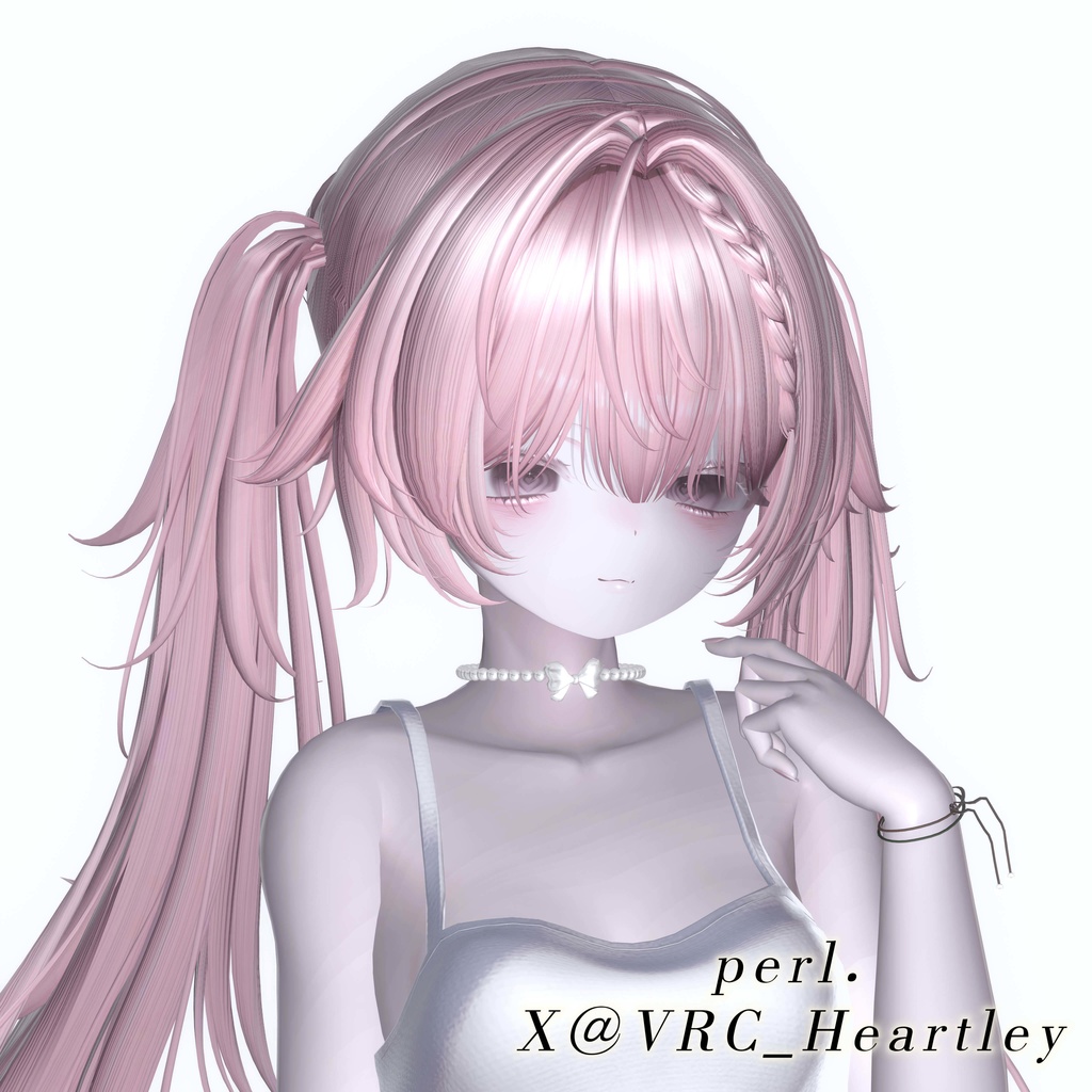 ♡ cross&ribbon choker 【7アバター対応】